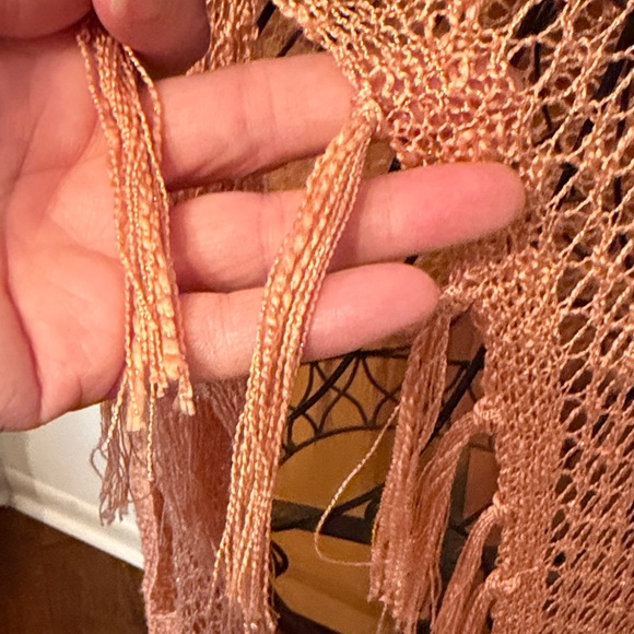 💦💦💦bogoho💦💦💦POL Waterfall BOGOHO Fringe Crochet Knit Vest-medium - Picture 9 of 9